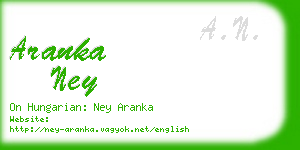 aranka ney business card